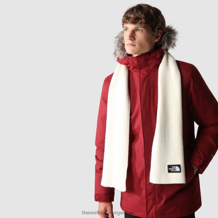 bufanda con logo tnf RDT8H1551 blanco The North Face