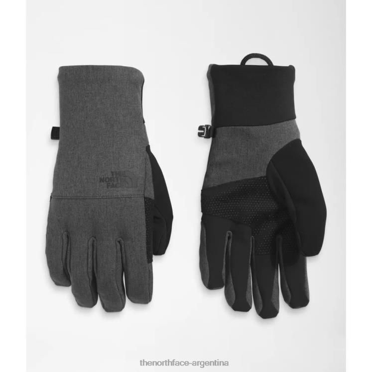 guantes etip aislados apex para hombre RDT8H5054 gris The North Face