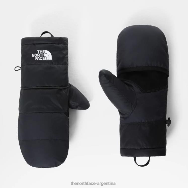 manoplas convertibles nuptse RDT8H943 negro The North Face