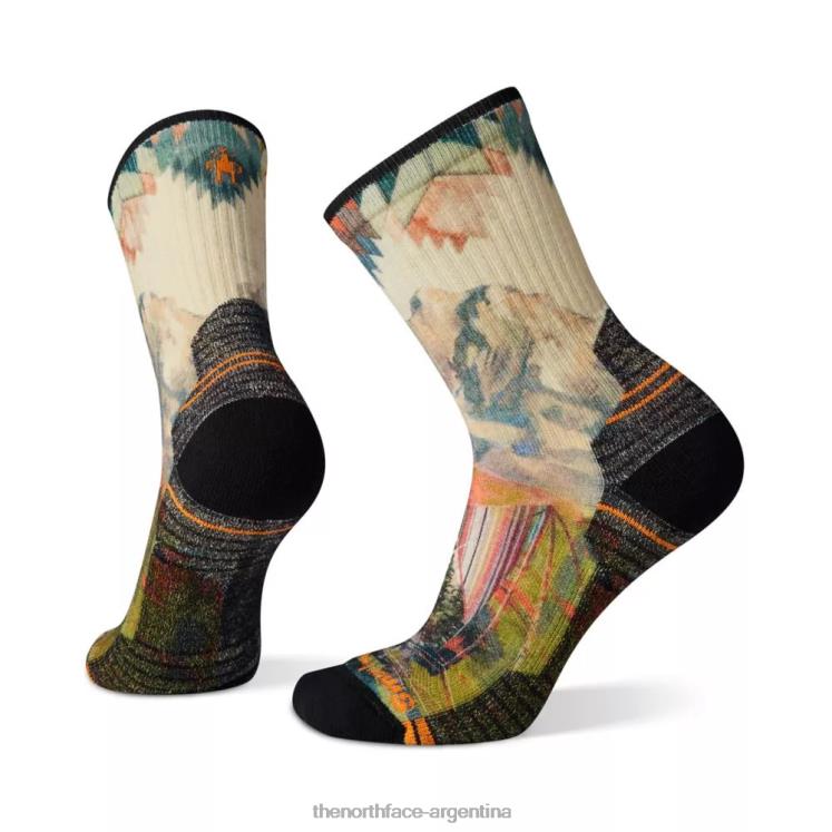 Calcetines con estampado de montaña y cojín ligero para mujer RDT8H6348 Bronceado natural) The North Face