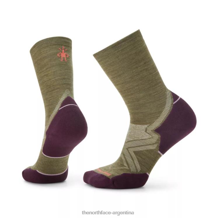 Calcetines deportivos con amortiguación específica para correr para mujer en climas fríos RDT8H6341 musgo de invierno The North Face