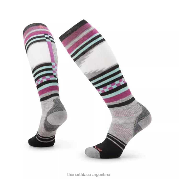 calcetines otc con patrón de cojín completo para snowboard para mujer RDT8H6346 gris claro The North Face