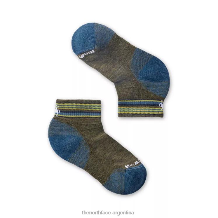 calcetines tobilleros con amortiguación ligera para niños RDT8H6292 oliva militar The North Face