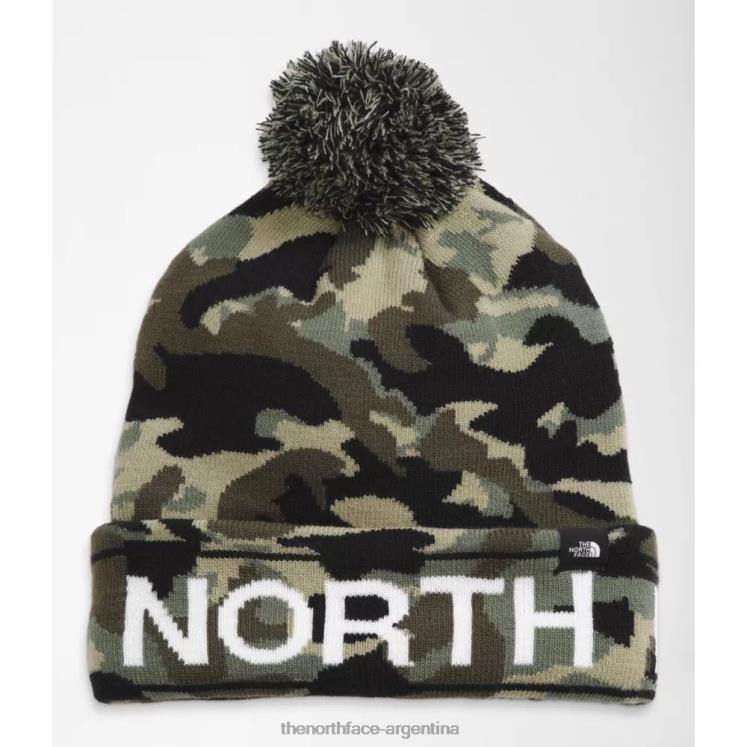 tuke de esquí para niños RDT8H5773 verde pardo The North Face