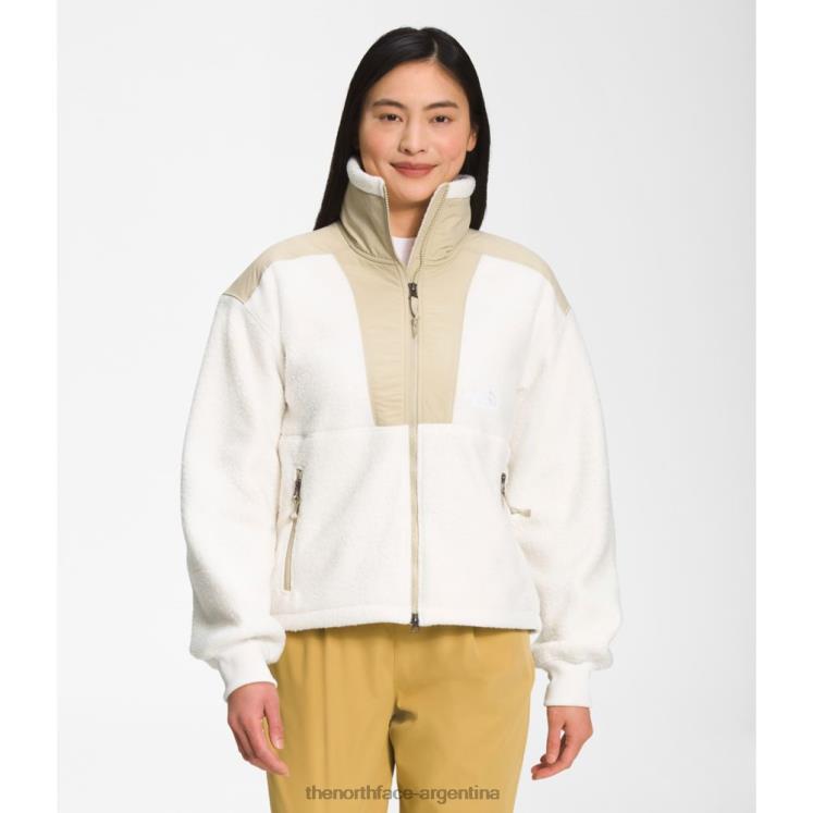 chaqueta denali de pelo alto 94 de mujer grava blanca RDT8H5616 grava blanca The North Face