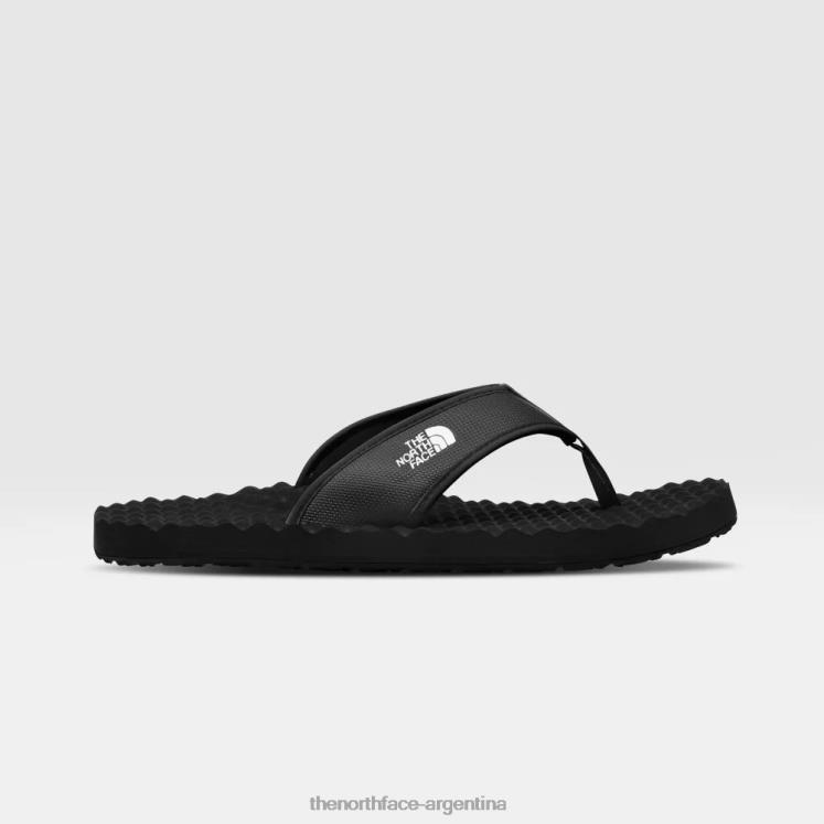 chanclas campamento base ii negro blanco hombre RDT8H341 blanco negro The North Face