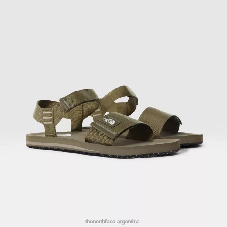 sandalias skeena hombre RDT8H336 oliva militar The North Face