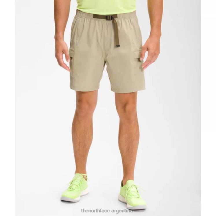 pantalones cortos con cinturón clase v para hombre RDT8H3829 sarga beige The North Face