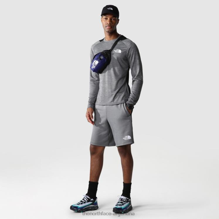 pantalones cortos de lana de entrenamiento para hombres RDT8H2168 gris The North Face