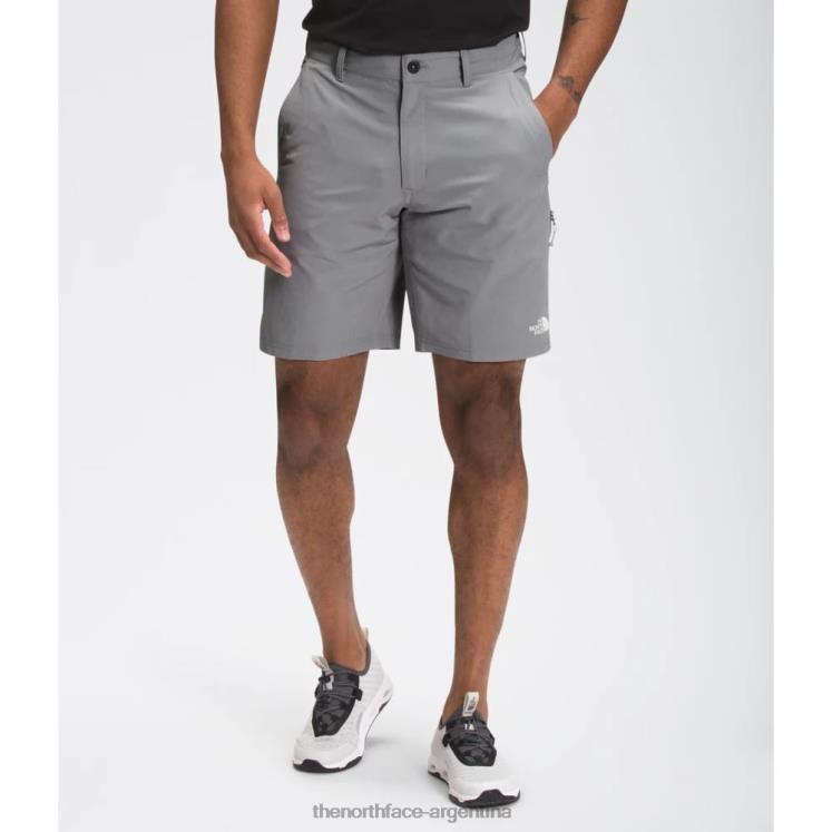 pantalones cortos empacables de sol rodantes para hombres RDT8H3277 gris The North Face
