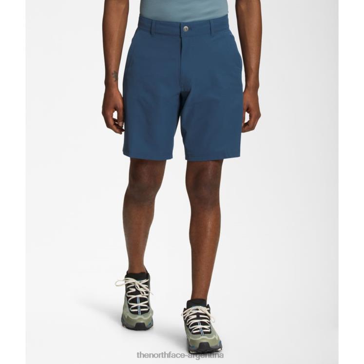 pantalones cortos empacables de sol rodantes para hombres RDT8H3278 azul sombreado The North Face