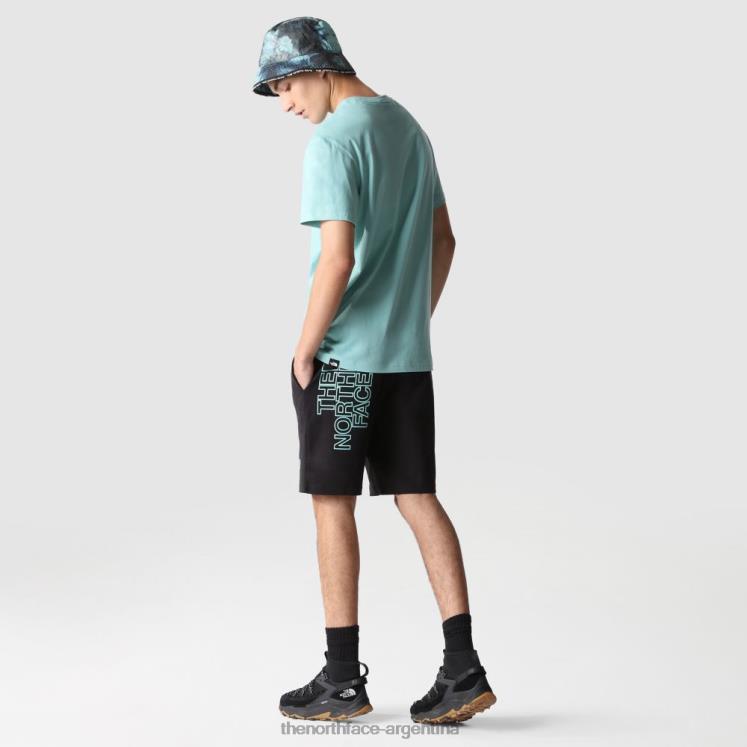 pantalones cortos ligeros gráficos para hombre wasabi negro RDT8H201 wasabi-negro The North Face