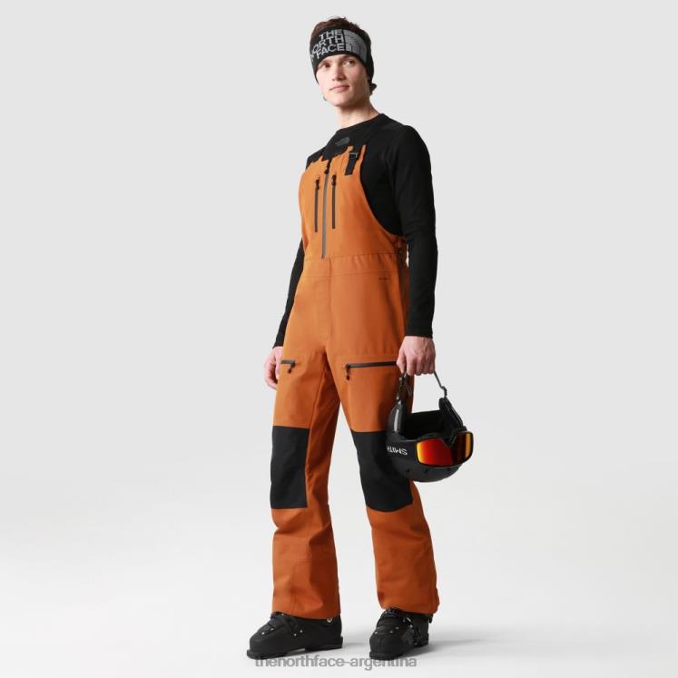 pantalones con peto ceptor para hombre RDT8H1603 cuero marrón The North Face