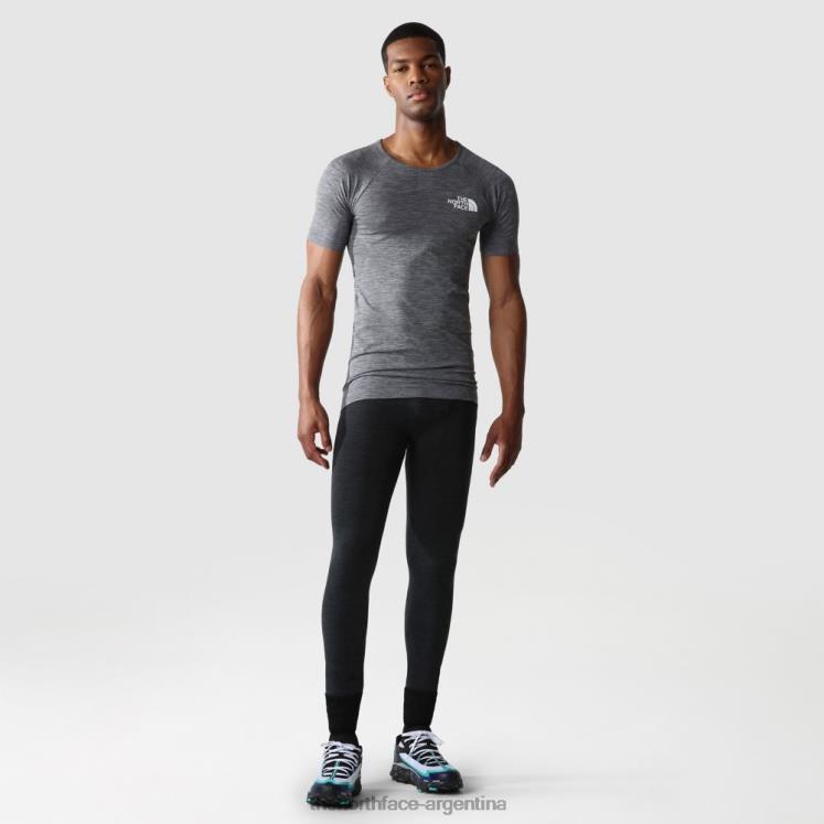 leggins sin costuras de laboratorio de entrenamiento para hombres RDT8H2138 gris The North Face