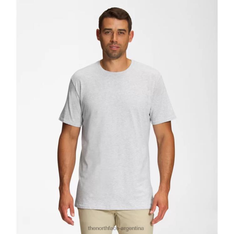camiseta de manga corta terreno para hombre RDT8H6229 gris The North Face