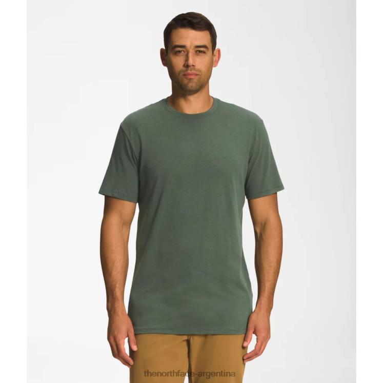 camiseta de manga corta terreno para hombre RDT8H6234 tomillo The North Face