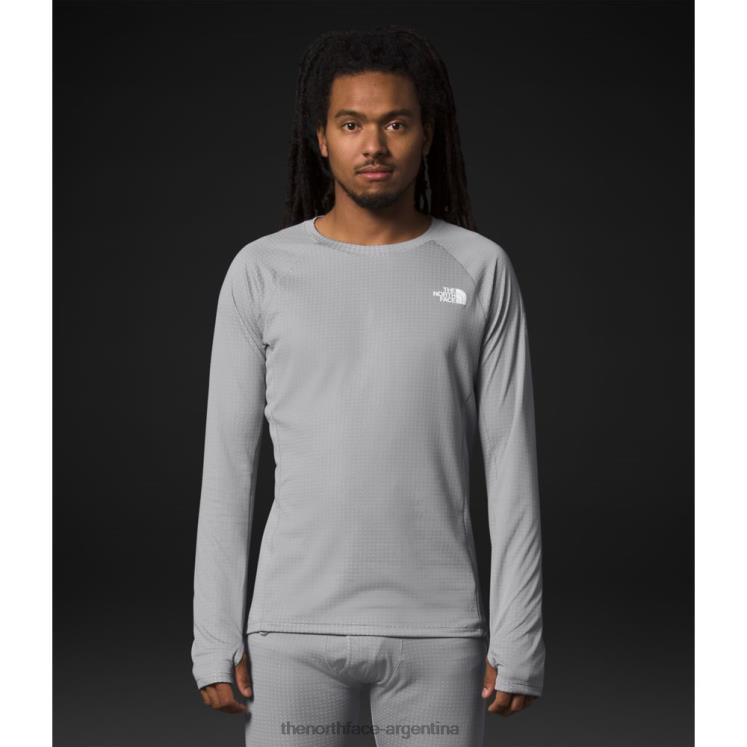 hombres cumbre serie dotknit equipo RDT8H4050 gris The North Face