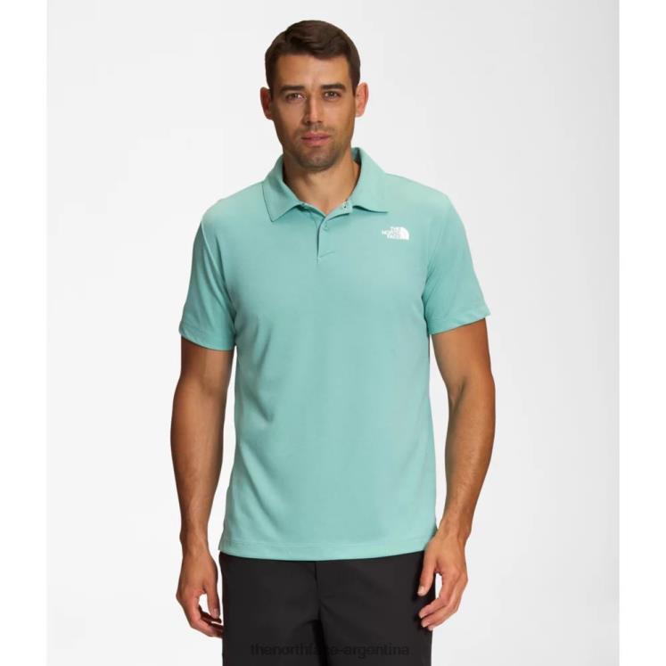 los hombres deambulan por el polo RDT8H4735 lavabo azul The North Face