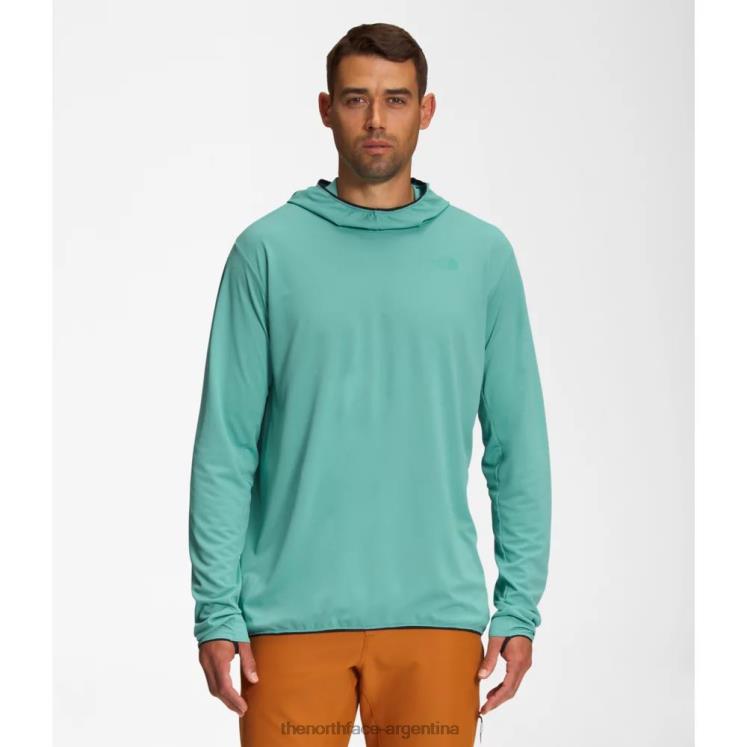 sudadera con capucha para hombre belay sun RDT8H4457 wasabi The North Face