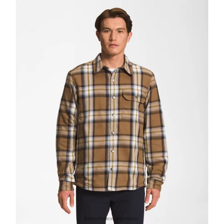 camisa campshire hombre RDT8H3515 marrón The North Face