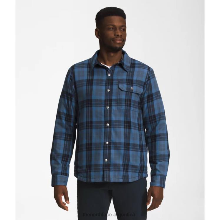 camisa campshire hombre RDT8H3517 azul sombreado The North Face