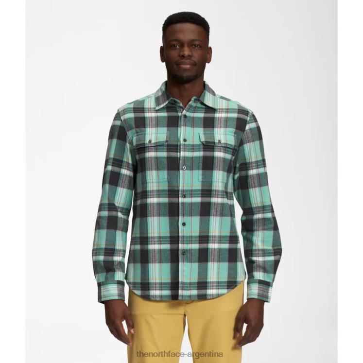 camisa de franela arroyo hombre RDT8H3513 wasabi grande The North Face
