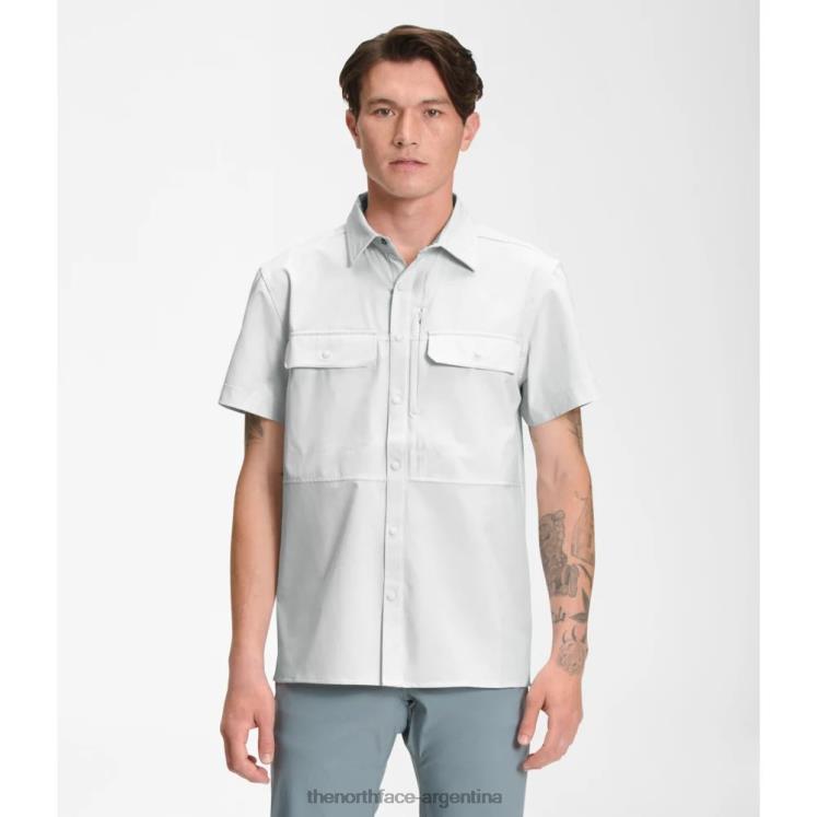 camisa de sol de manga corta sniktau para hombre RDT8H5862 gris The North Face