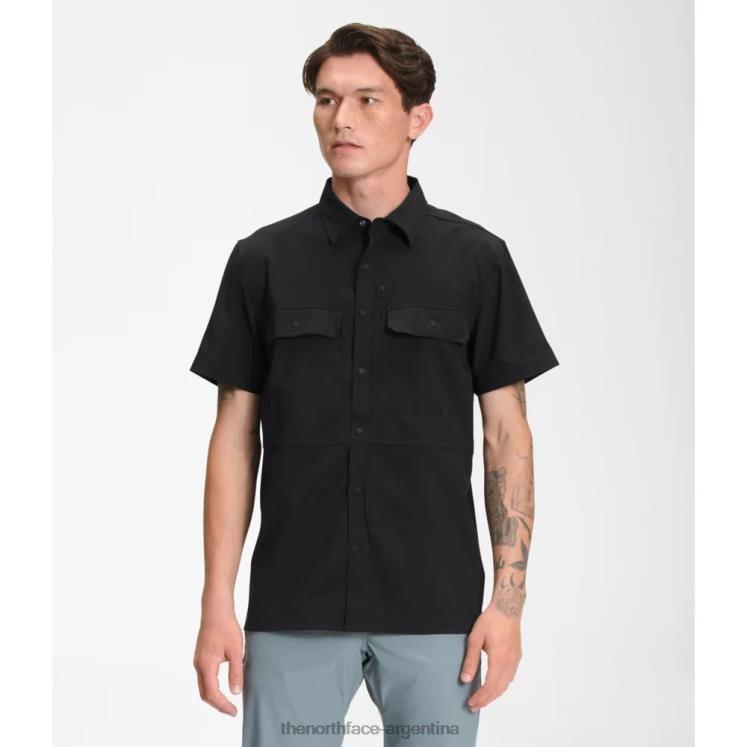 camisa de sol de manga corta sniktau para hombre RDT8H5866 negro The North Face