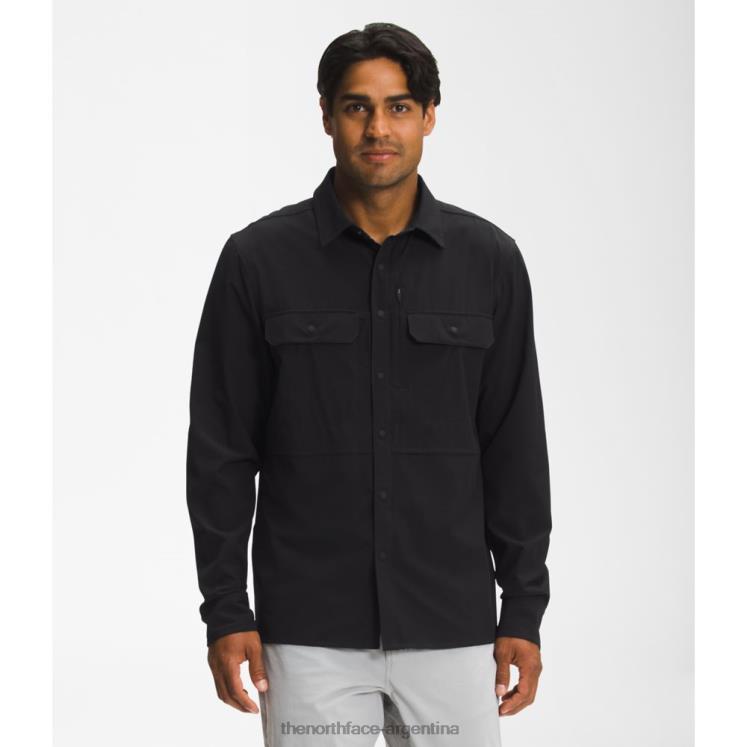 camisa de sol de manga larga sniktau para hombre RDT8H5858 negro The North Face