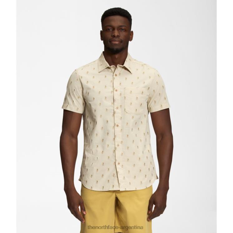 camisa jacquard baytrail de manga corta para hombre RDT8H3799 excursionista de grava The North Face