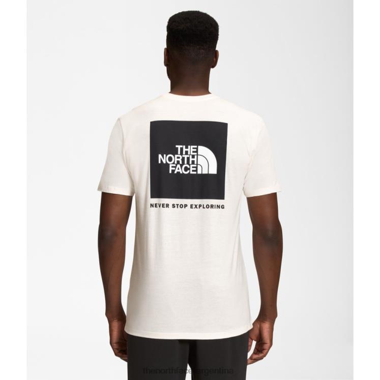 camiseta blanca negra de manga corta para hombre RDT8H3381 blanco negro The North Face