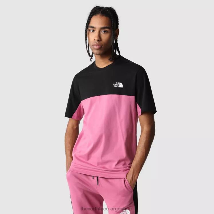 camiseta con icono de hombre RDT8H1906 rojo violáceo The North Face