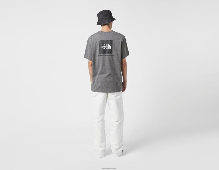 camiseta de caja roja RDT8H6790 gris The North Face