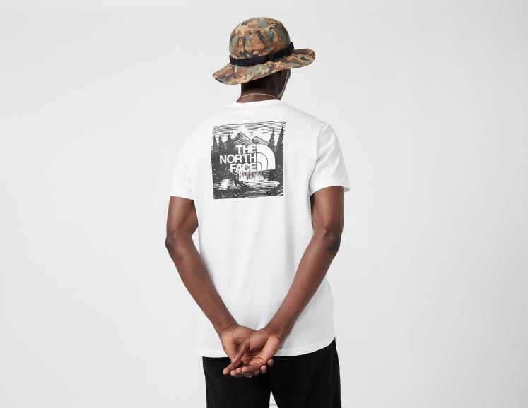 camiseta de celebración de caja roja RDT8H6738 blanco The North Face
