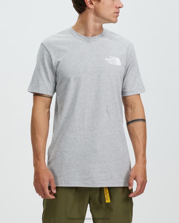 camiseta de manga corta con caja nse RDT8H6959 gris The North Face