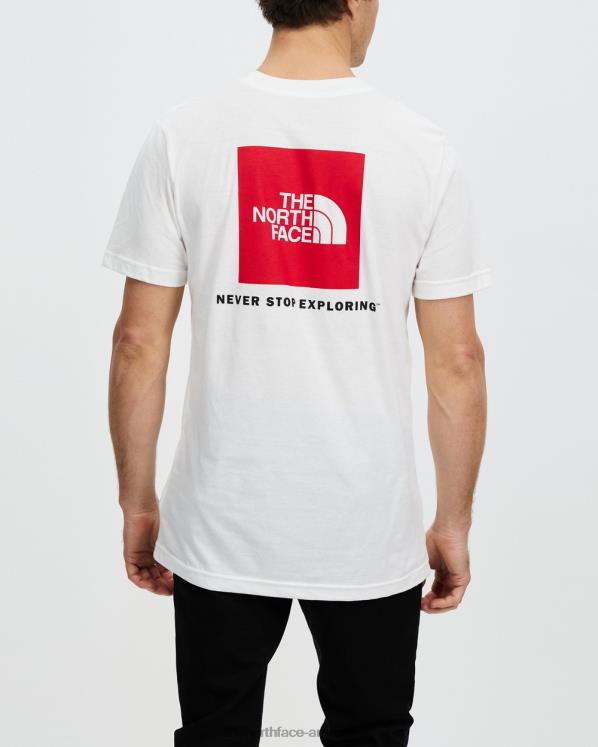 camiseta de manga corta con caja nse RDT8H7088 blanco The North Face