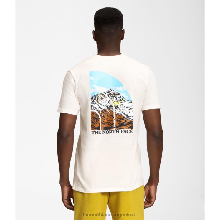 camiseta de manga corta con inyección gráfica para hombre RDT8H5449 blanco The North Face