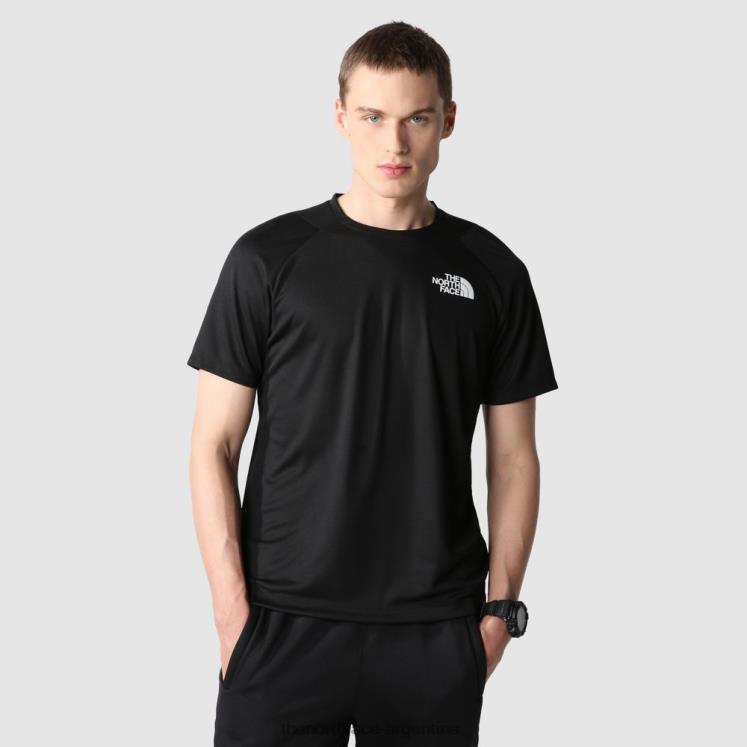 camiseta de manga corta de entrenamiento para hombre RDT8H2161 negro The North Face
