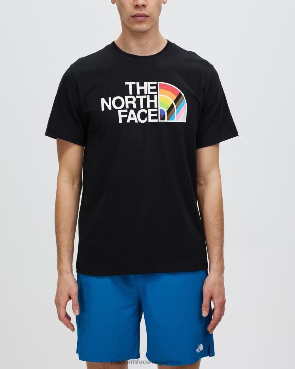 camiseta de manga corta orgullo nueva RDT8H7218 negro The North Face