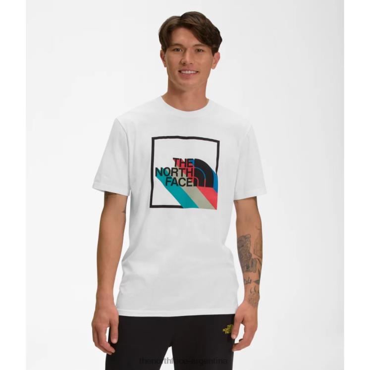 camiseta de manga corta para hombre con caja de sombra RDT8H5151 blanco The North Face