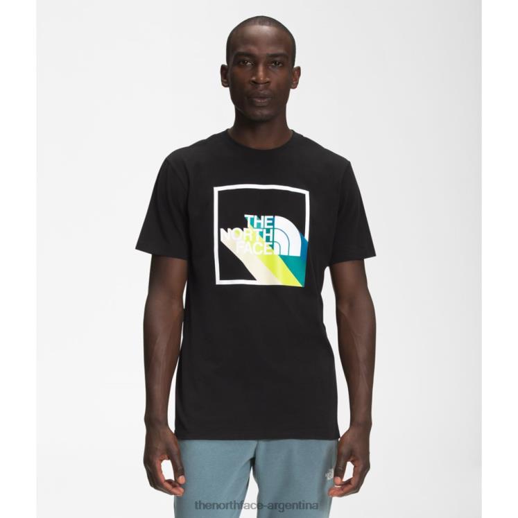 camiseta de manga corta para hombre con caja de sombra RDT8H5152 negro The North Face