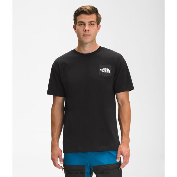 camiseta de manga corta para hombre de peso pesado RDT8H4759 negro The North Face