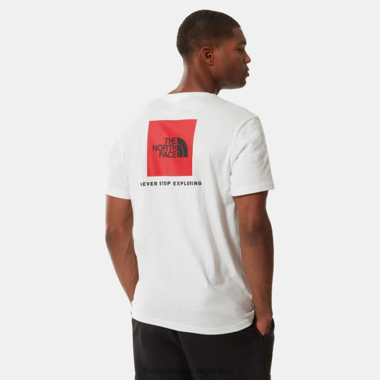 camiseta hombre redbox RDT8H16 blanco The North Face