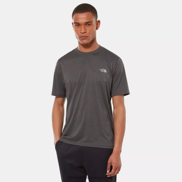 camiseta reaxion amp hombre RDT8H198 gris The North Face