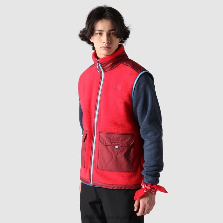 chaleco polar para hombre Royal Arch RDT8H1609 rojo The North Face
