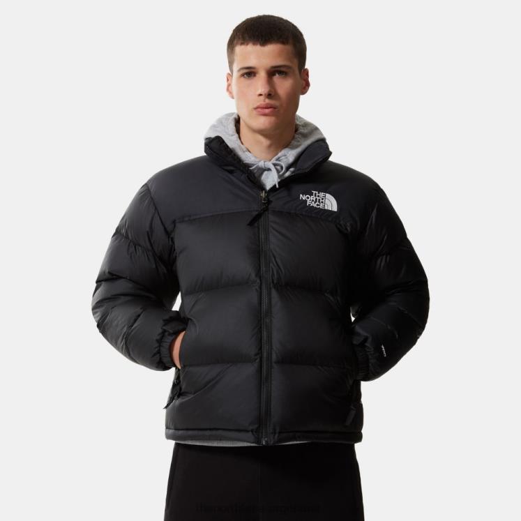 Chaqueta Nuptse retro reciclada para hombre 1996 negra RDT8H97 negro reciclado The North Face
