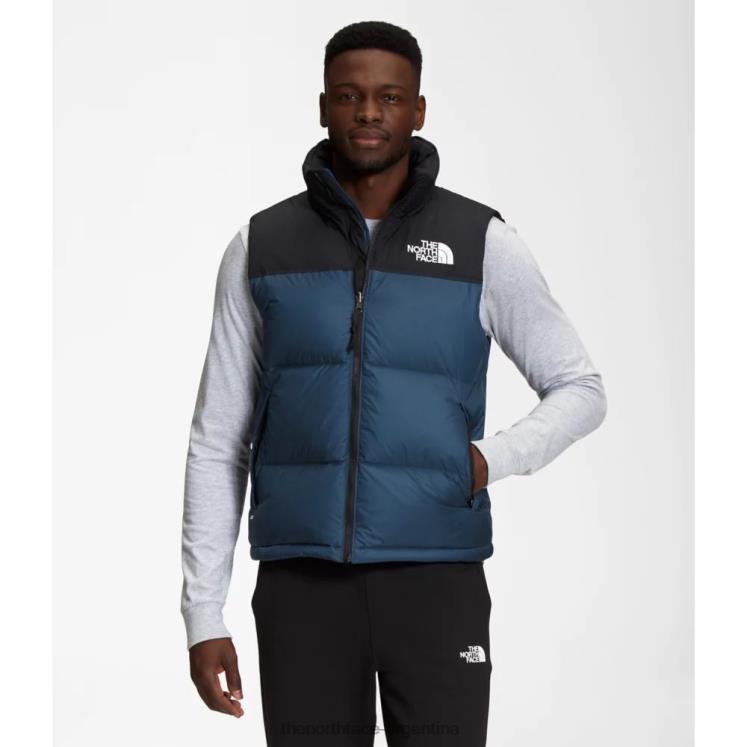chaleco nuptse retro hombre 1996 RDT8H3252 azul sombreado The North Face