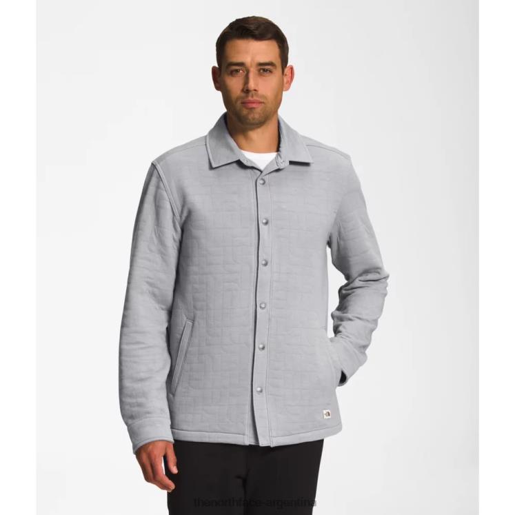 chaqueta acolchada de pico largo para hombre RDT8H5645 gris The North Face