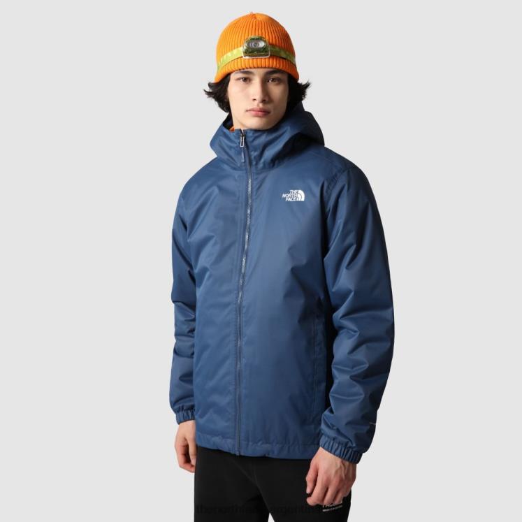 chaqueta aislante quest para hombre RDT8H2370 azul negro The North Face
