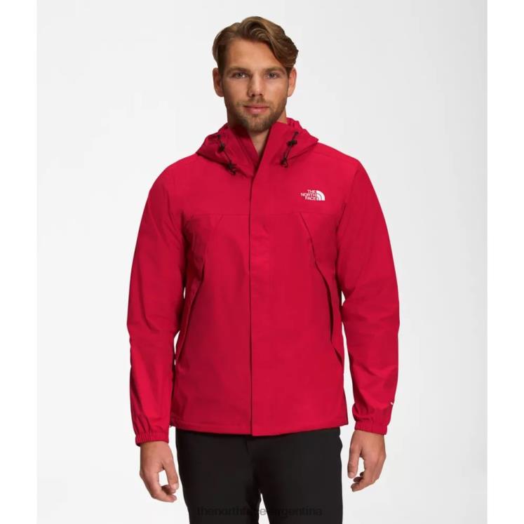chaqueta anora hombre RDT8H4818 rojo The North Face